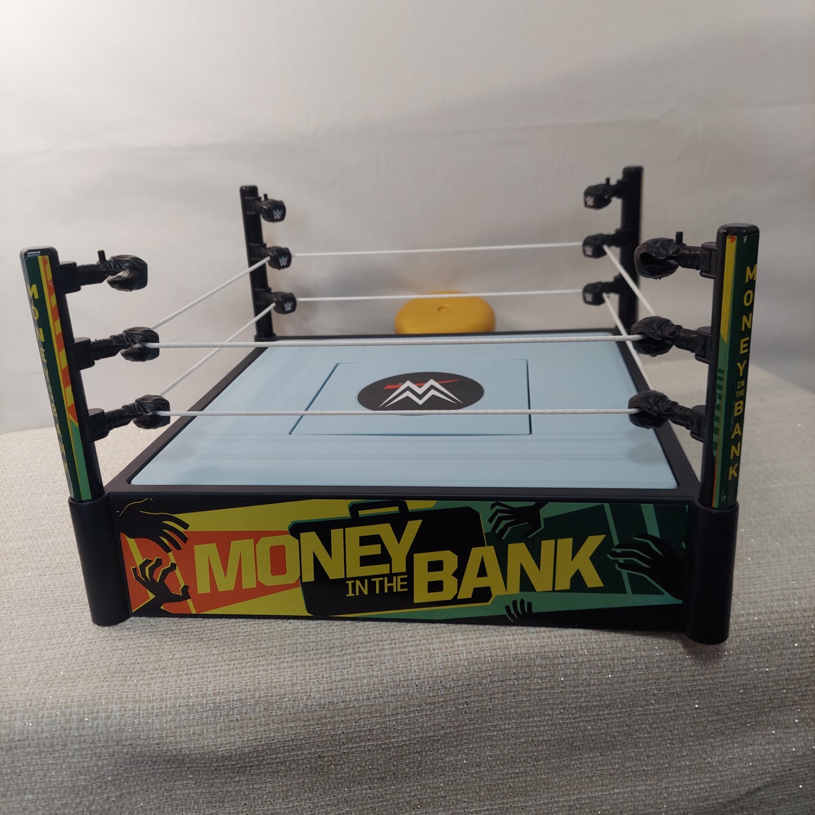 WWE Money In The Bank Cash-in Ring Launcher Wrestling Ring 2020 – Missing 1 rope