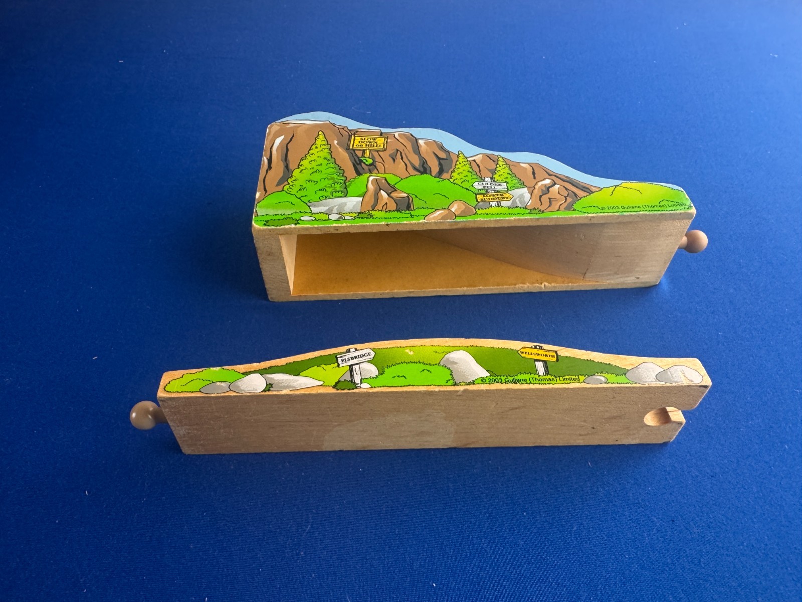 HILLSIDE and BUMPY HILL TRACK from the HILL and MOUNTAIN Thomas Wooden Train set