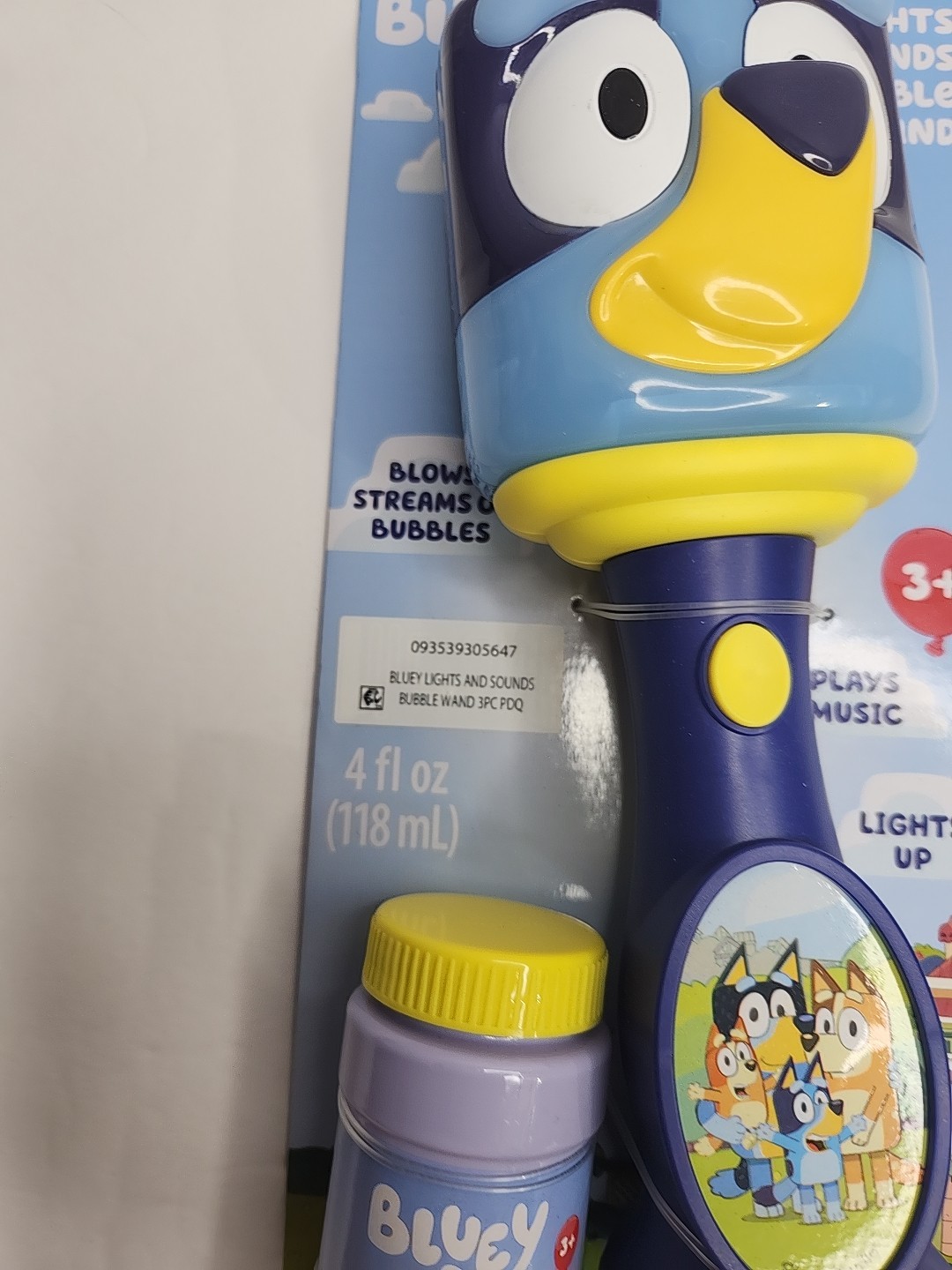 Bluey Lights & Sounds Bubble Wand