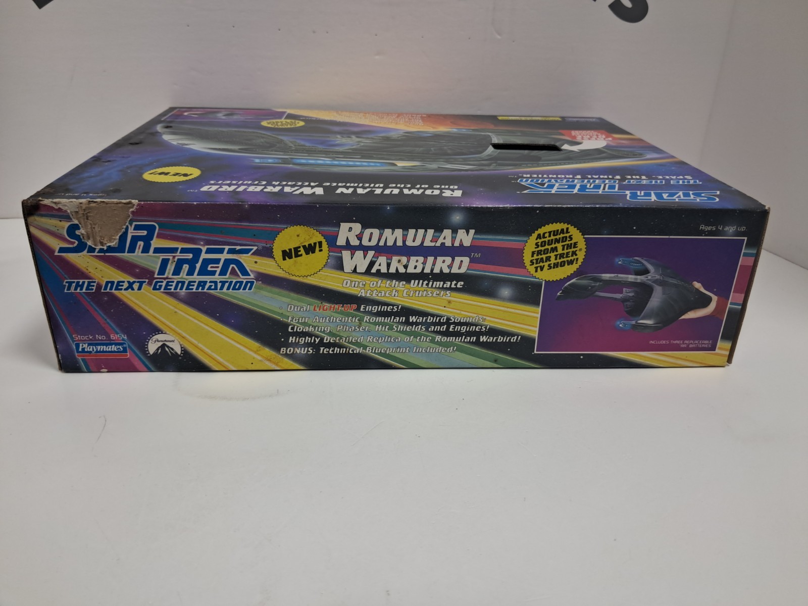 Star Trek The Next Generation – Romulan Warbird – No. 6154 Playmates 1993 – NEW