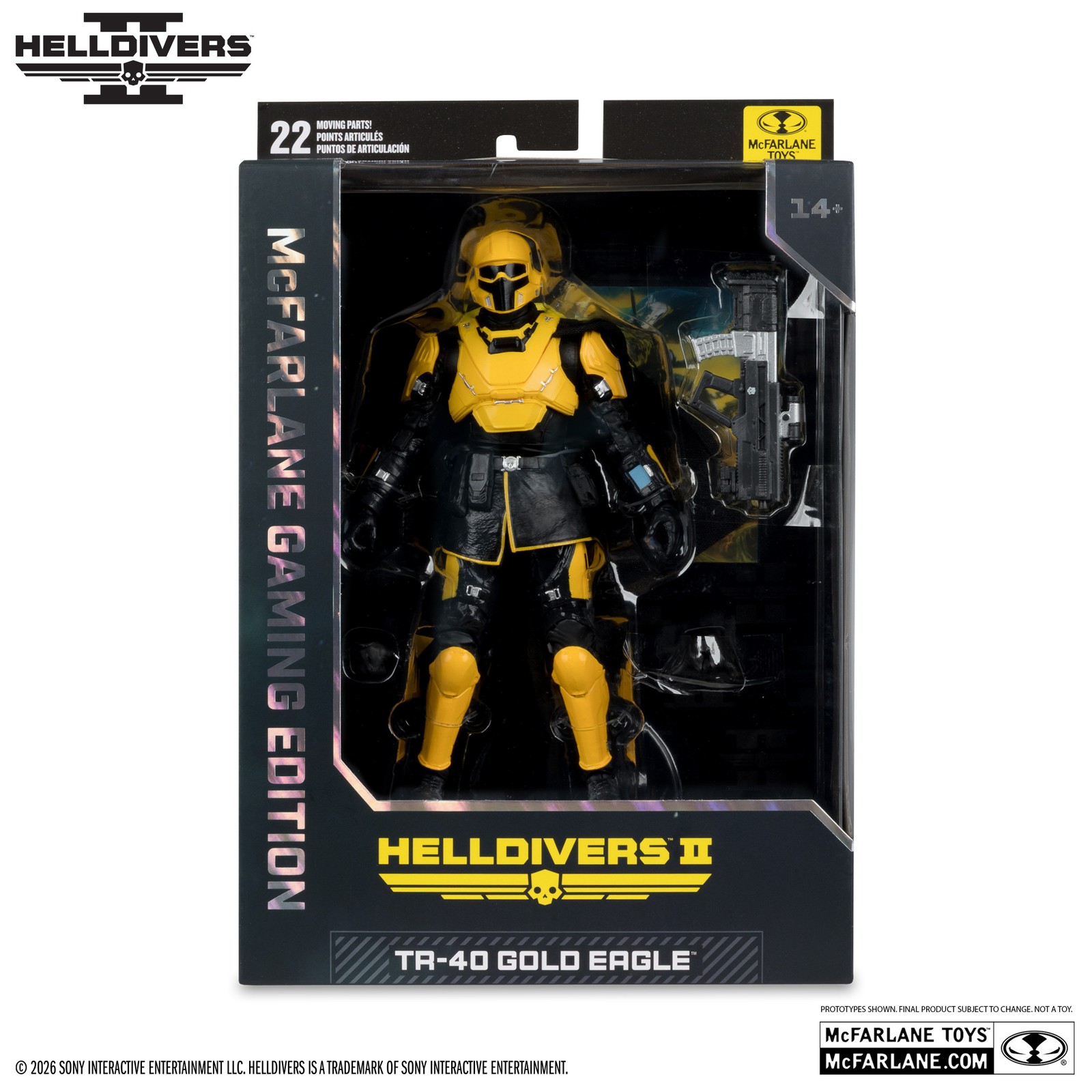 McFarlane Helldivers 2 TR40 Golden Eagle 1/10 Scale Action Figure