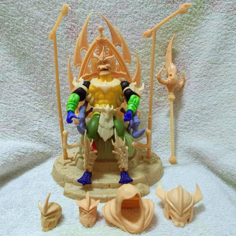 Prototype Throne Set Masters of the Universe Skeletor Action Figure Test Shot