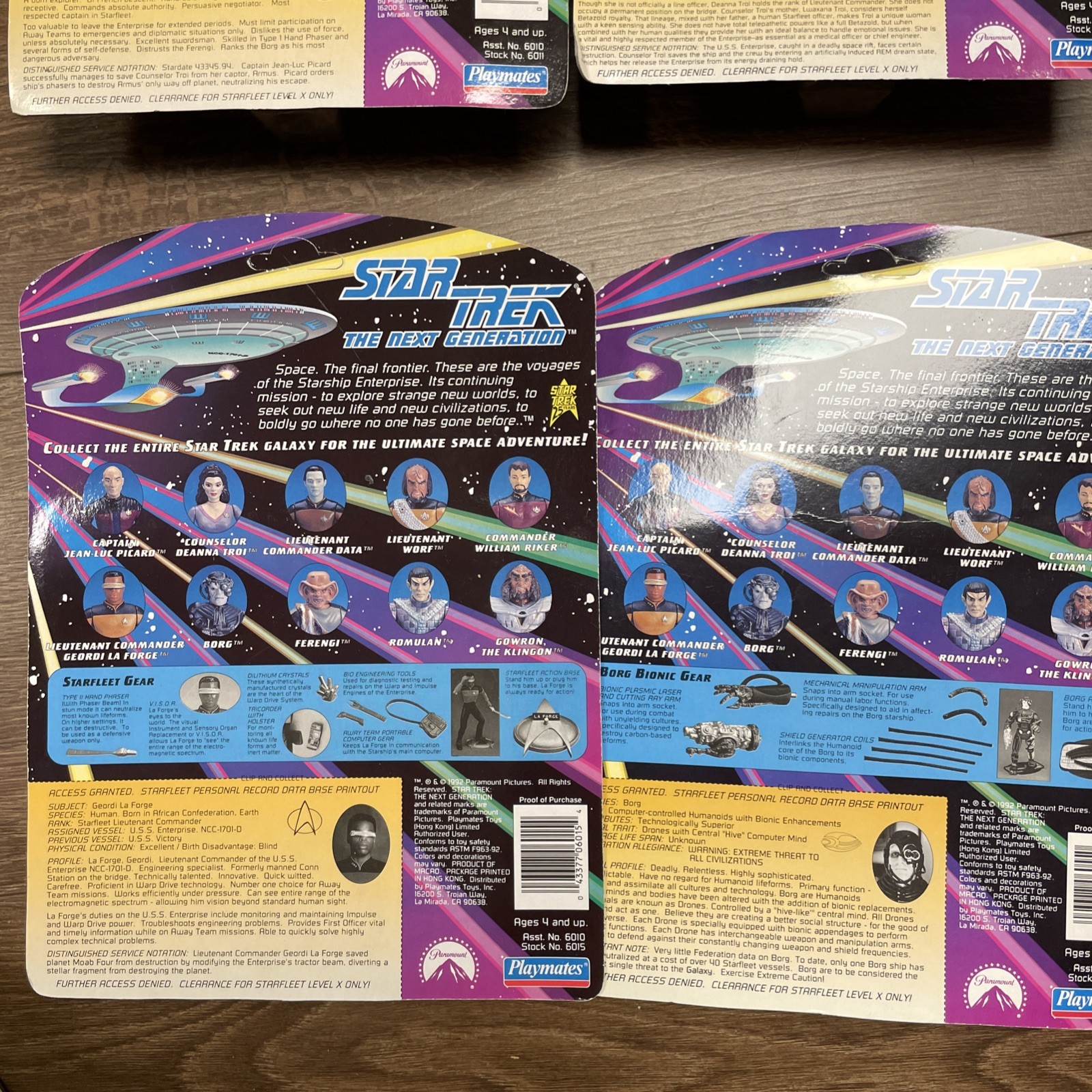 Complete Unopened STAR TREK The Next Generation Final Frontier Set Playmates