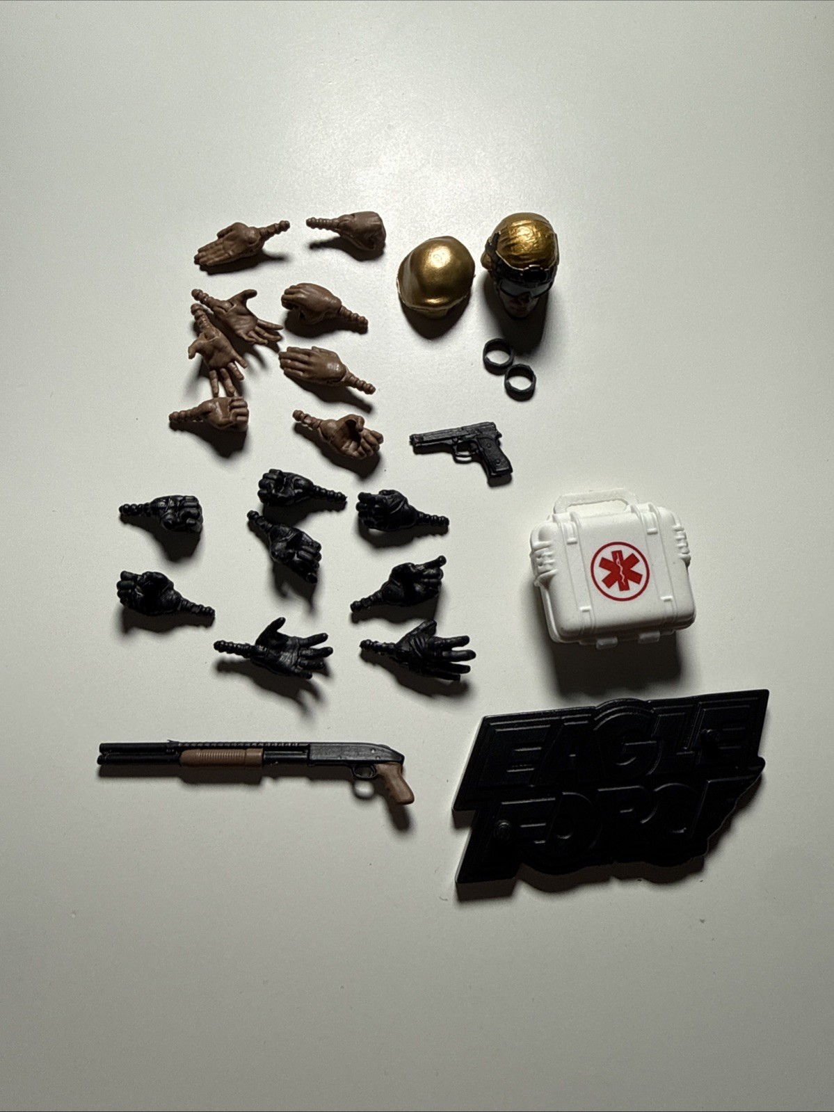 BBTS Eagle Force Medical Officer 1/18 Action Figure Accessories Lot