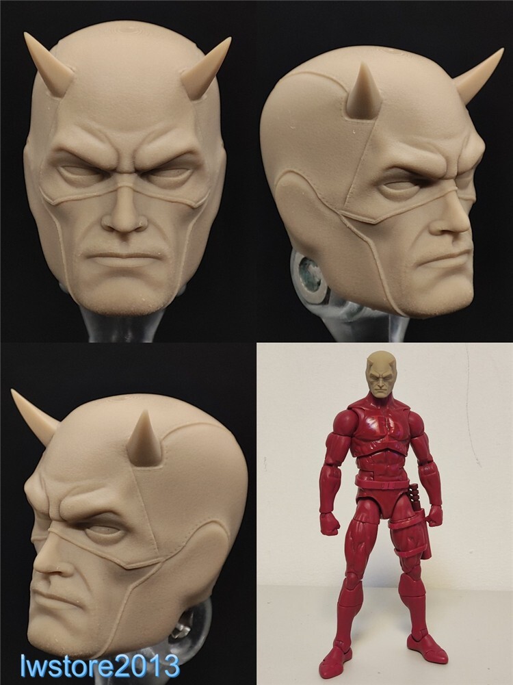1:12 Solider Charlie Cox A Head Sculpt Carved For 6&Prime; Male Action Figure Body