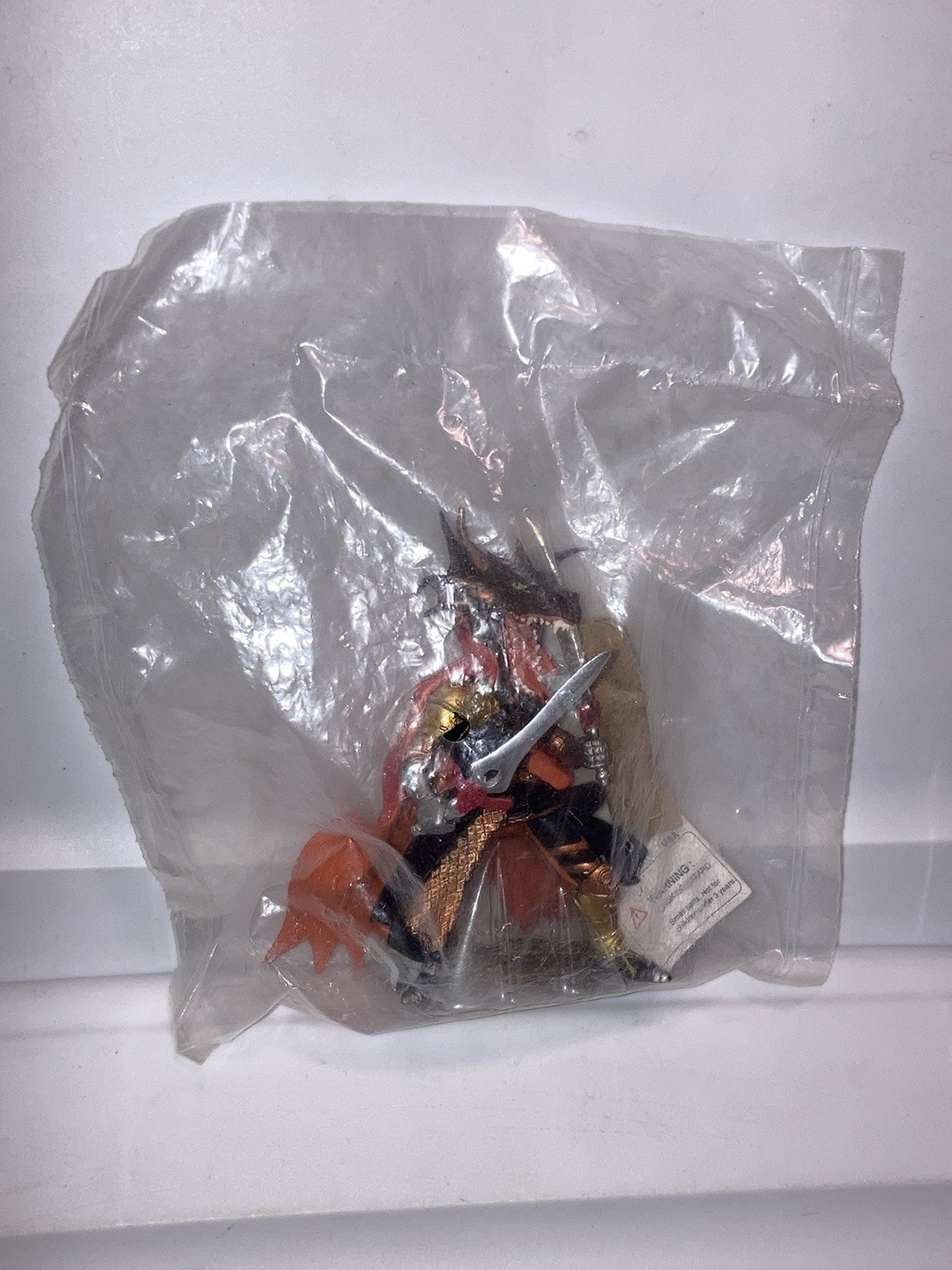 Papo Medieval Black Dragon Head Warrior Action Figure Fantasy SEALED NEW NIB