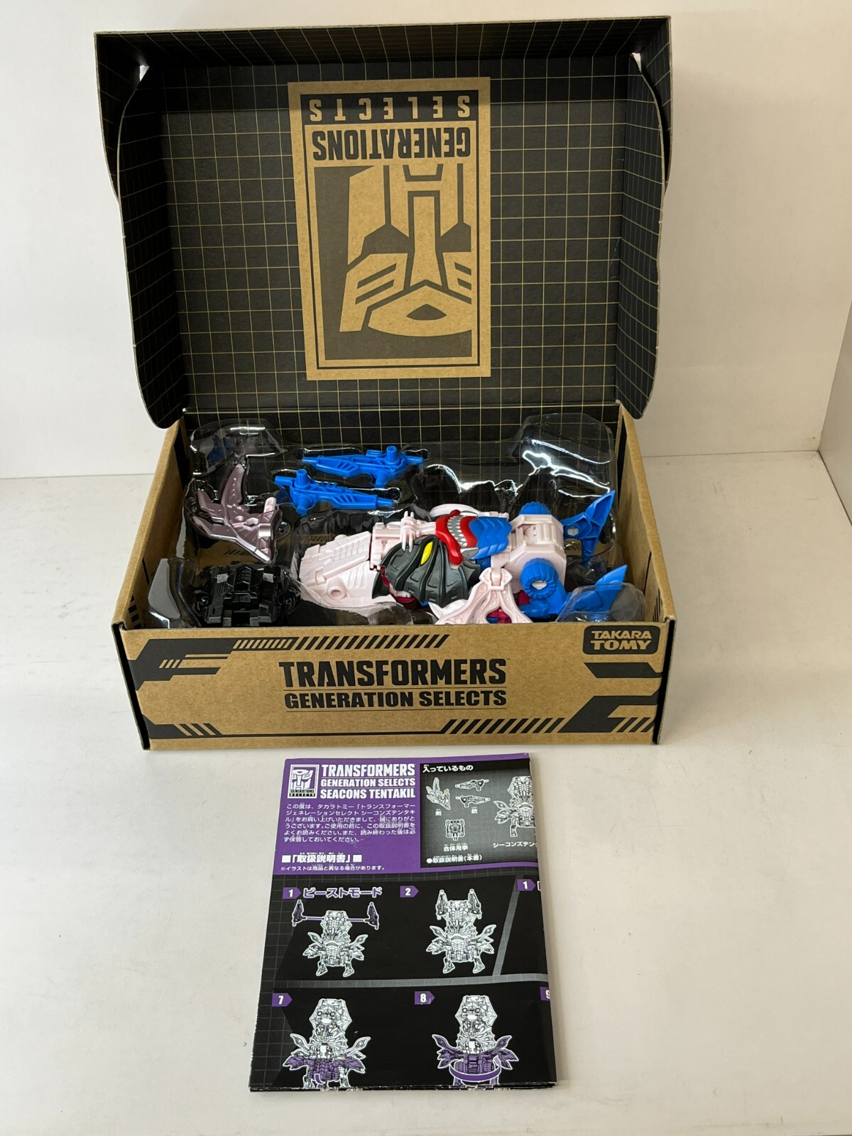 Transformers Generation Selects Seacons Tentakil squid type King Poseidon TAKARA