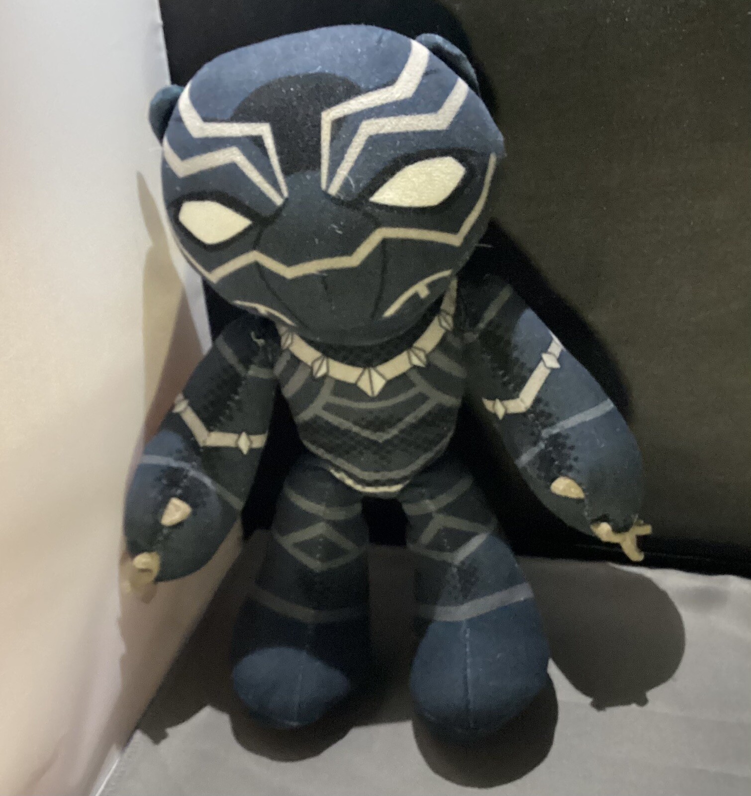 Marvel Flexers Black Panther 9” Plush Poseable Action Figure Stuffed Animal