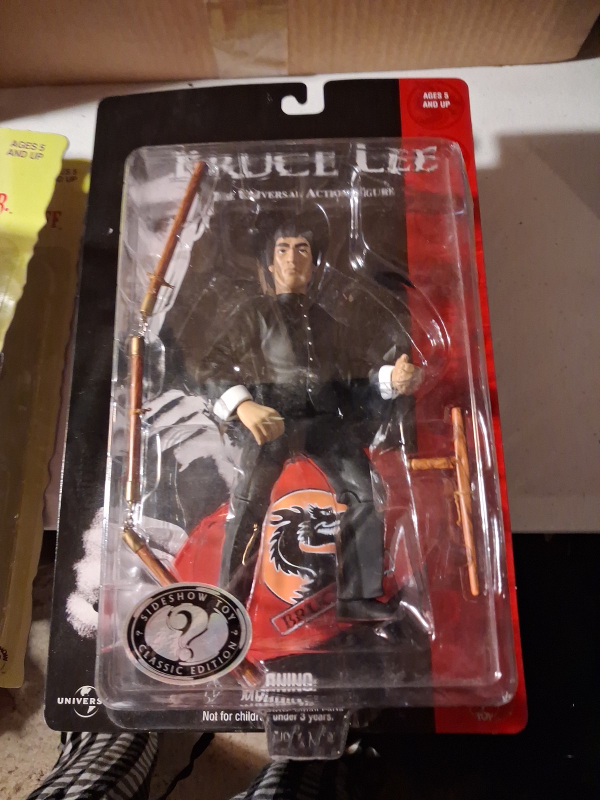 1998 BRUCE LEE The Universal Action Figure SIDESHOW TOY CLASSIC EDITION MIB