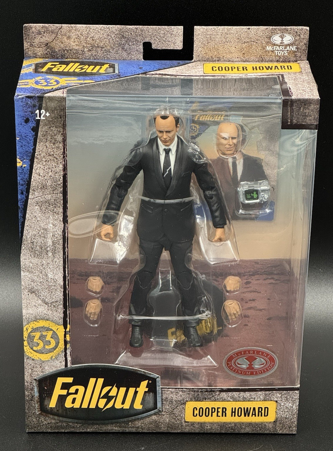 McFarlane Toys Fallout Figure Bundle Cooper Howard Red Platinum and Hank Maclean