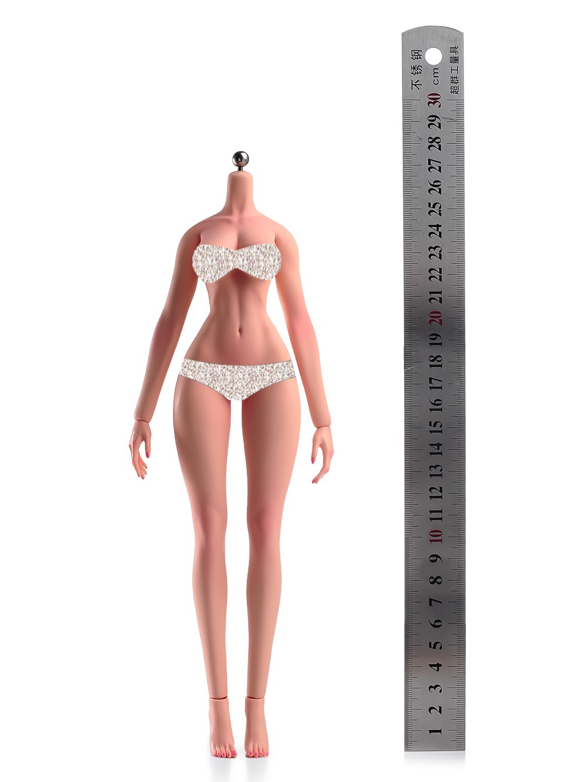 1/6 Flexible Normal MakeupLarge Breast Female Action Figure Body Detail Doll