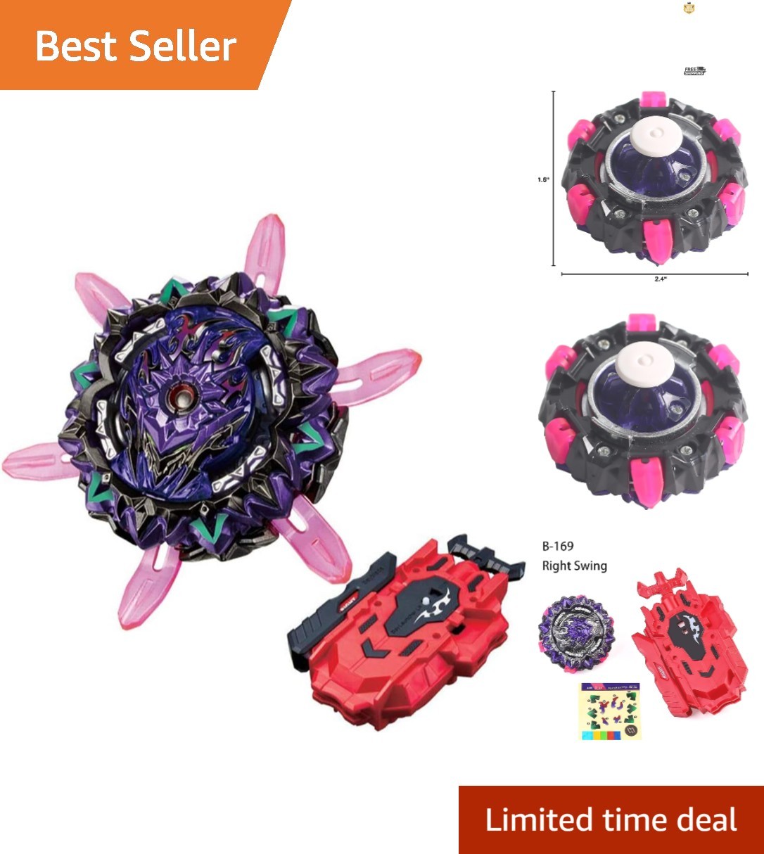 Lightweight Spinning Top & Launcher B-169 – Engage Your Child&rsquo;s Imagination