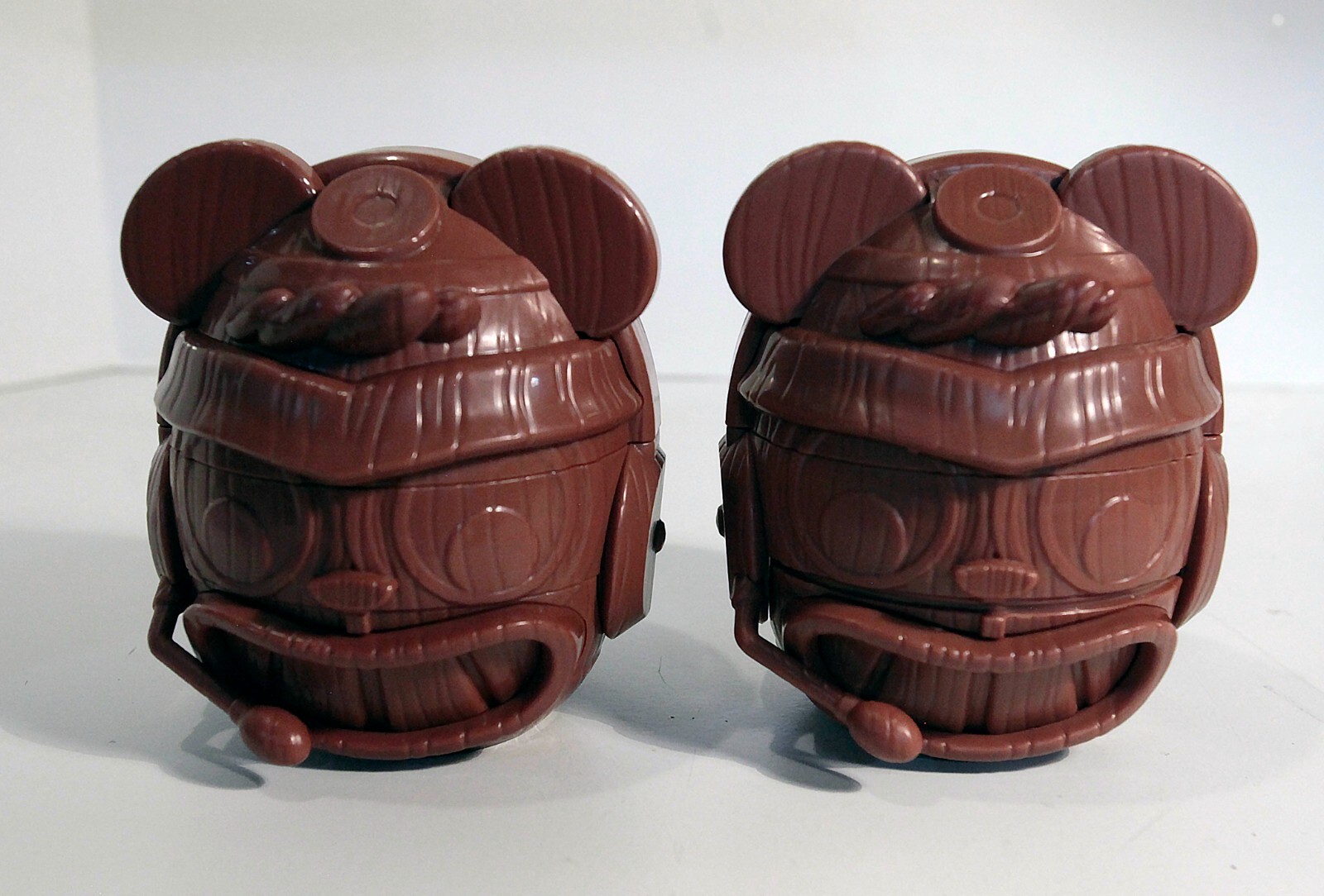 2 Ryans World Mini Tiki empty eggs you can fill with your own surprise – used