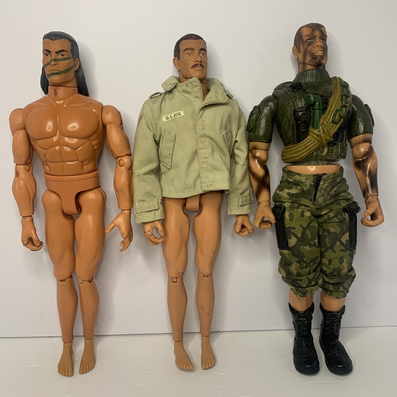 1996 Hasbro Pawtucket Gi Joe Lot Of 2/ 1 each 2003 Lanard Action Figures Soldier