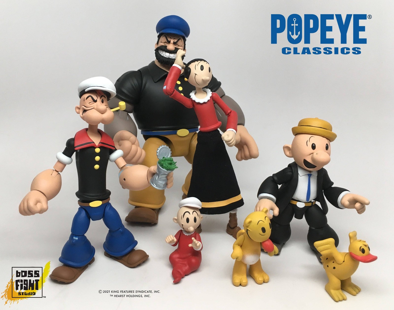 Popeye the Sailor Man – Popeye Classics Action Figure: Boss Fight Studio Llc