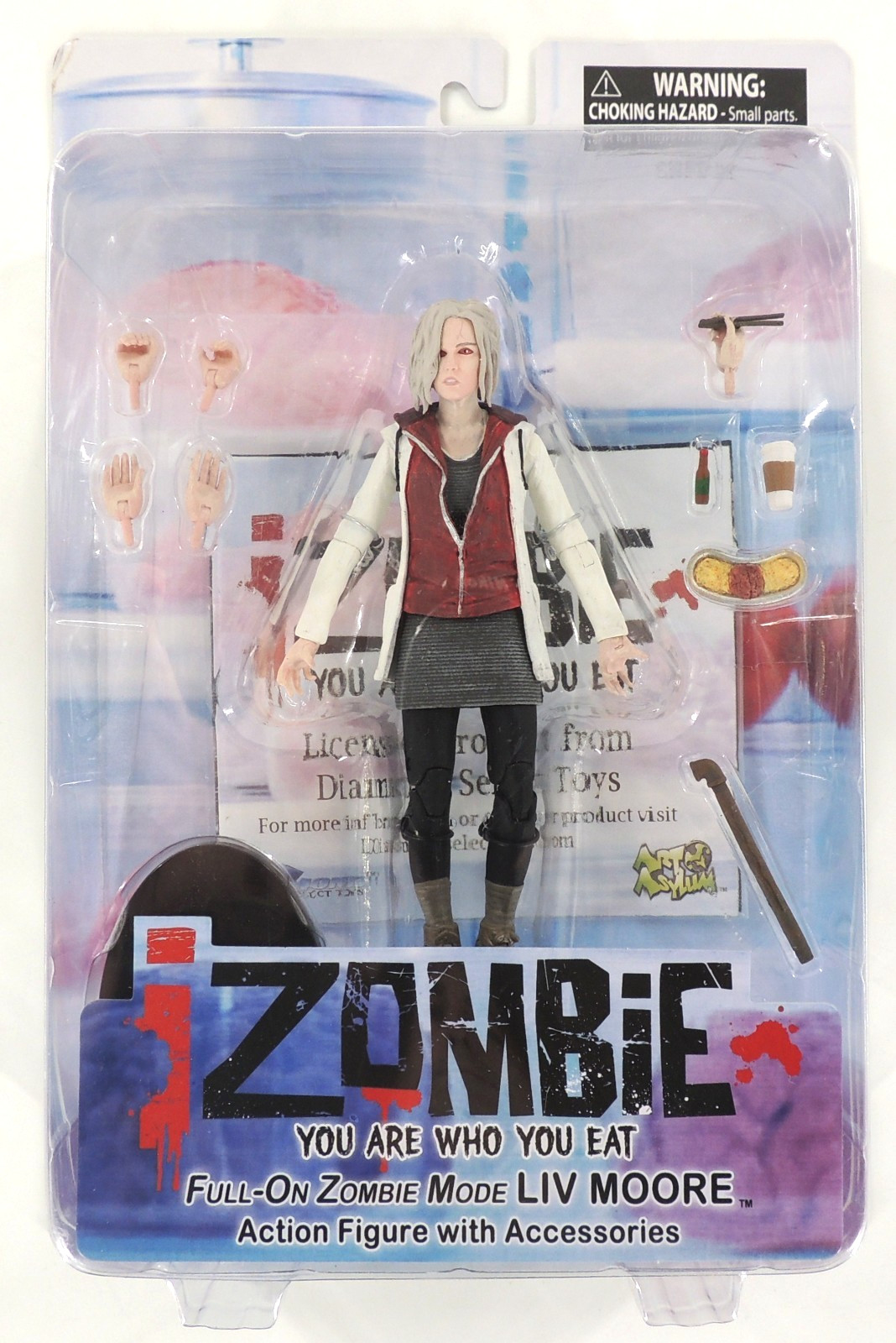 iZombie Full-On Zombie Mode Live Moore Action Figure Diamond Select 2016 SEALED