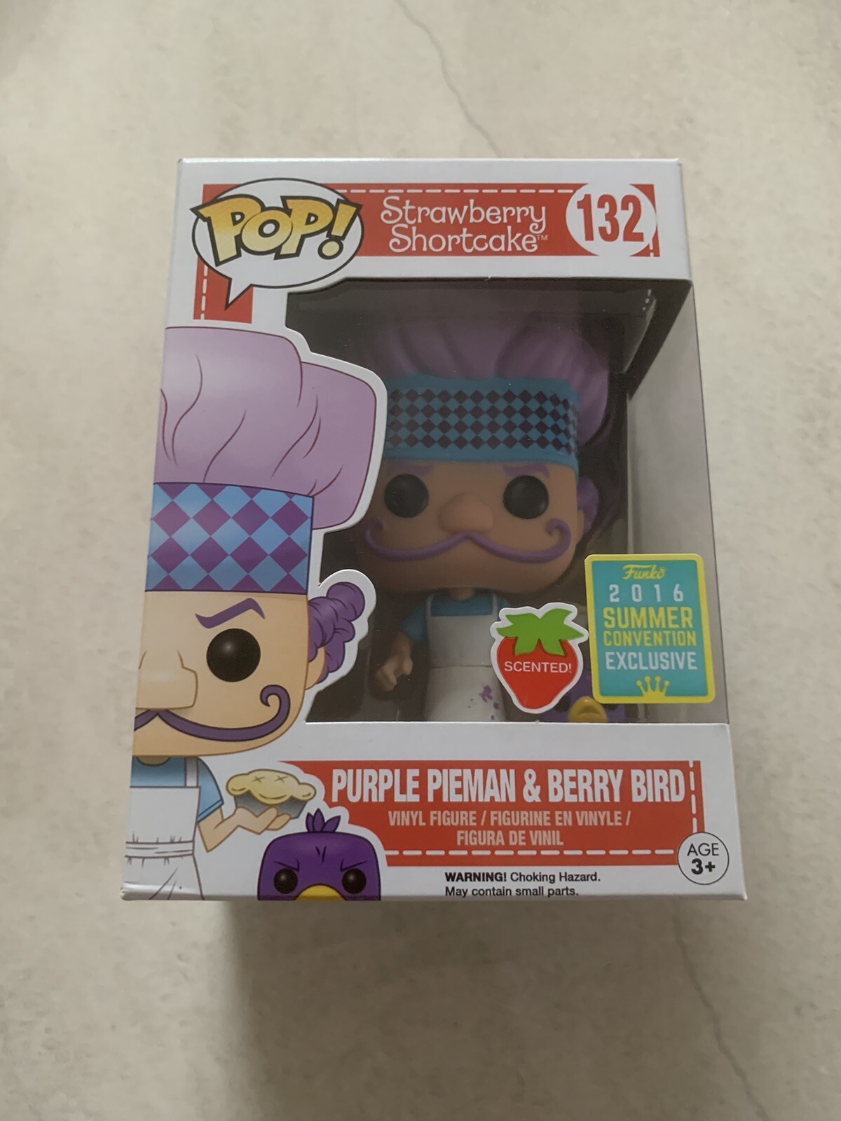 Strawberry Shortcake: Purple Pieman & Berry Bird SDCC FUNKO Pop Vinyl Figure NEW