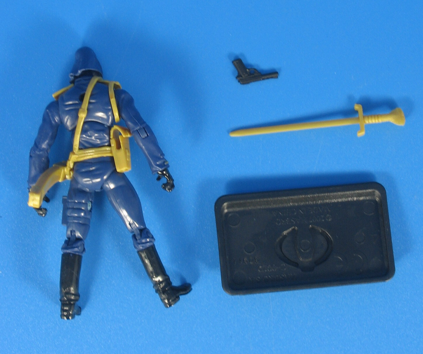 GI Joe Cobra Commander 4&Prime; Action Figure 2013 Blue Loose Hasbro POC 25th Basic