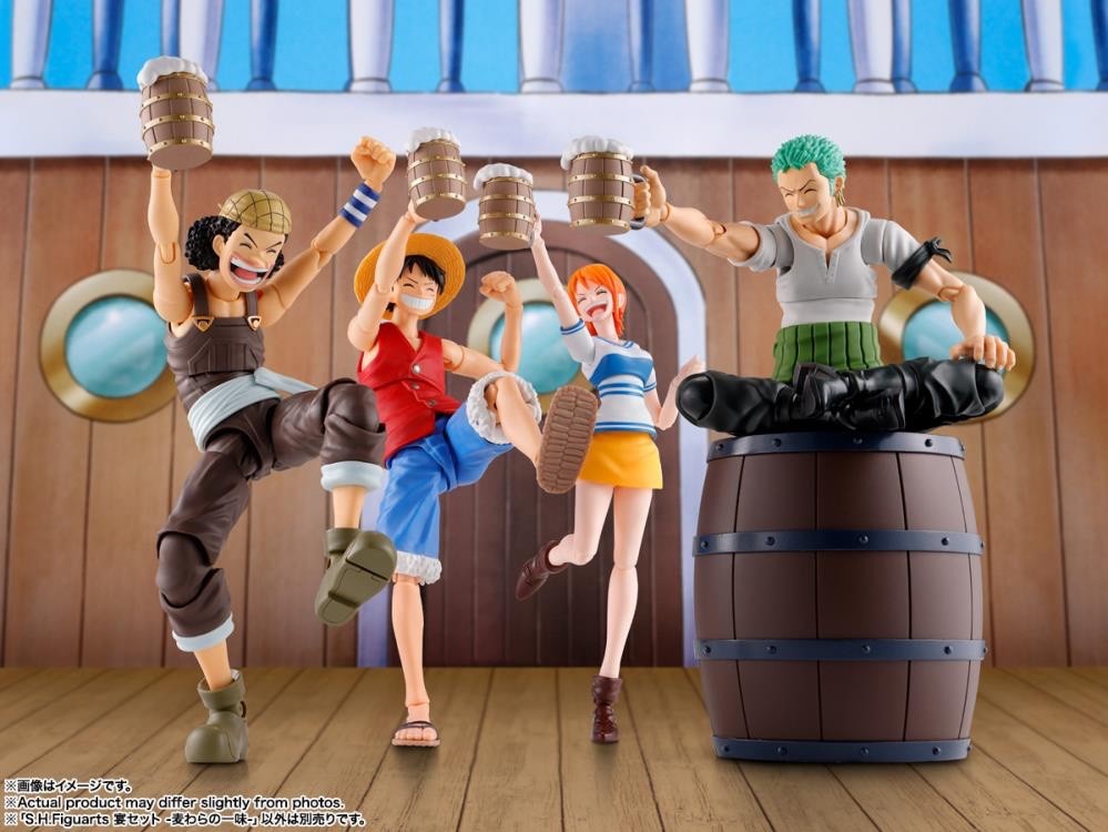 BAS69801: Party Set – The Straw Hat Crew – « One Piece », S.H. Figuarts