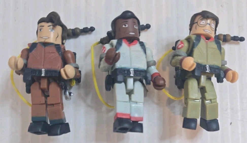 Ghostbusters 2&Prime; Minimate Vinyl Figure Lot Of 3 Different