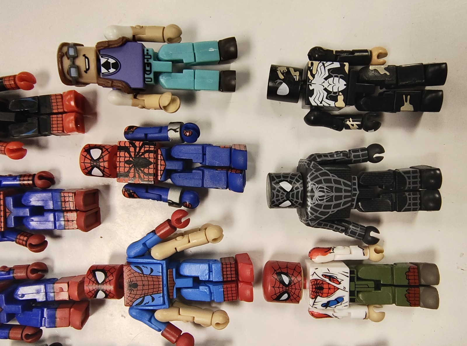 MINIMATES SPIDER-MAN MAY DAY PETER PARKER BLACK SUIT LOT 12 MARVEL SPIDERMAN HTF