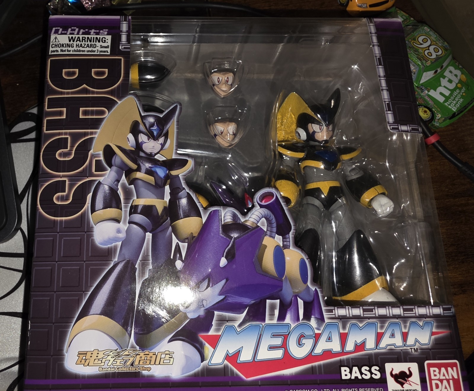 RARE Bandai D-arts Megaman Rockman Bass Forte and Treble Figure US Seller