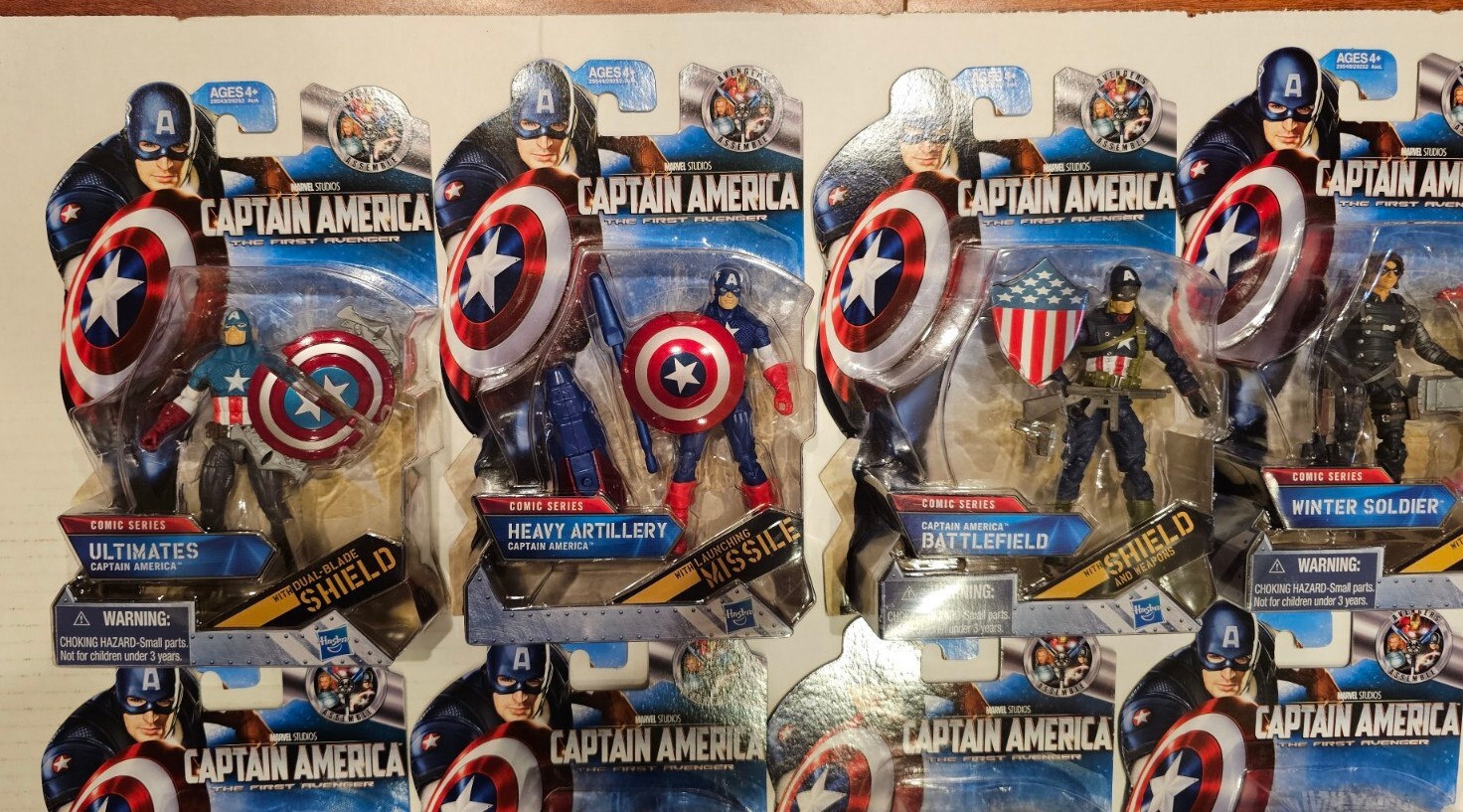 CAPTAIN AMERICA The First Avenger COMPLETE SET LOT Comic, Movie, Concept Figures
