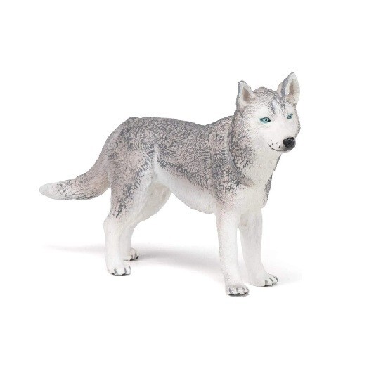 Siberian Husky Papo Figures #54035 Dogs & Cats NIB 4&Prime; length