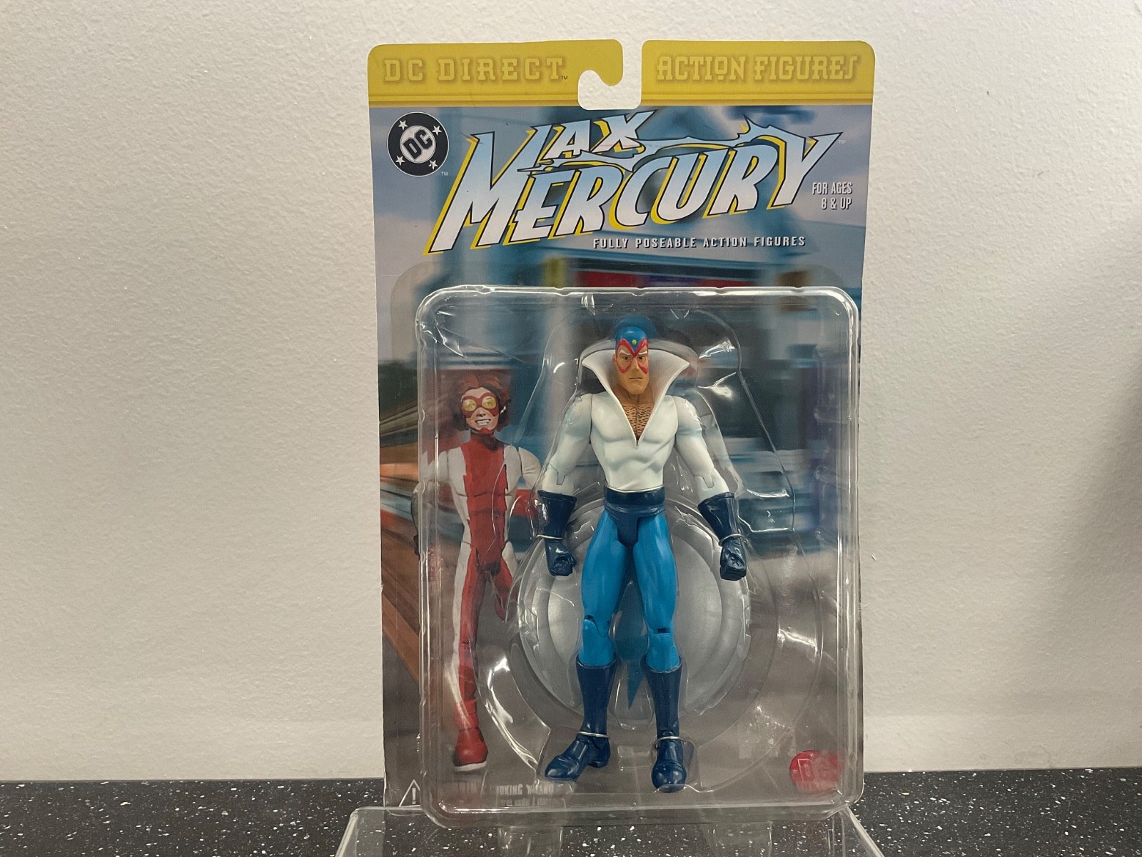 Vintage 2000 DC Direct Max Mercury The Flash Action Figure Brand New Vtg Retro