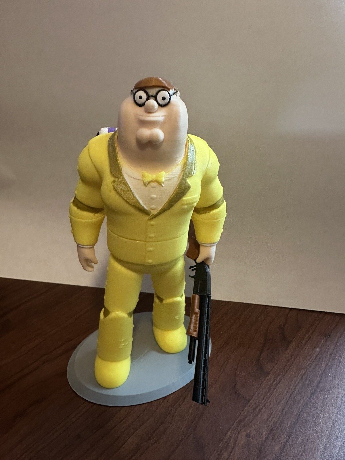 Peter Griffin Fortnite Figure With Pump Shotgun