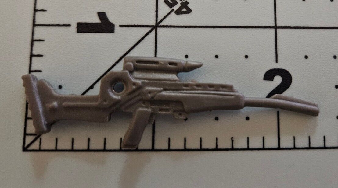 Weapon Accessory 2.25 Inch Gun For 3.75 Inch Action Figure Grey