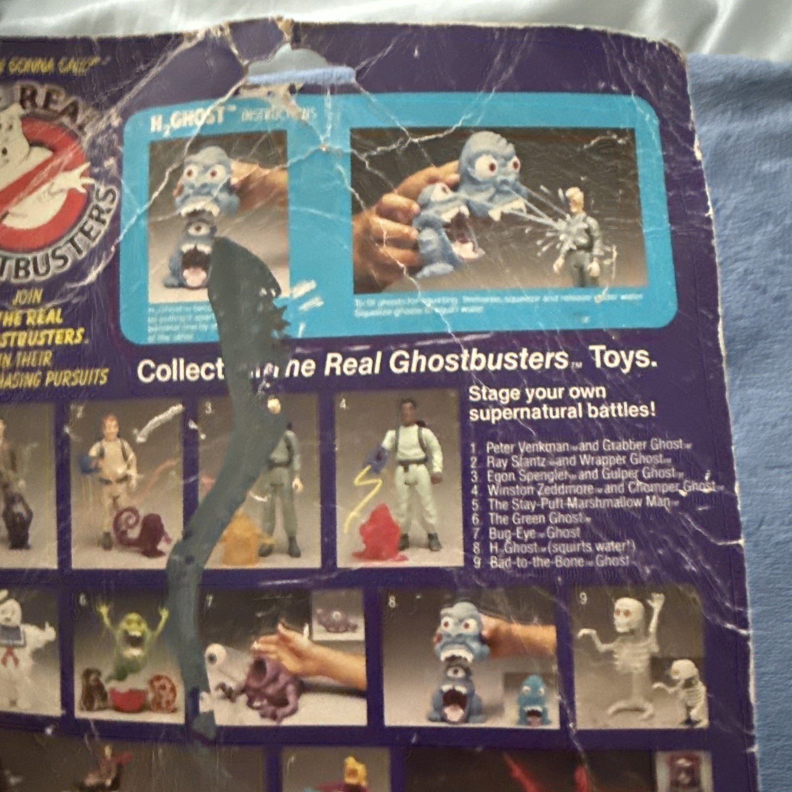 H2 Ghost The Real Ghostbusters 1986 Kenner Action Figure NEW SEALED