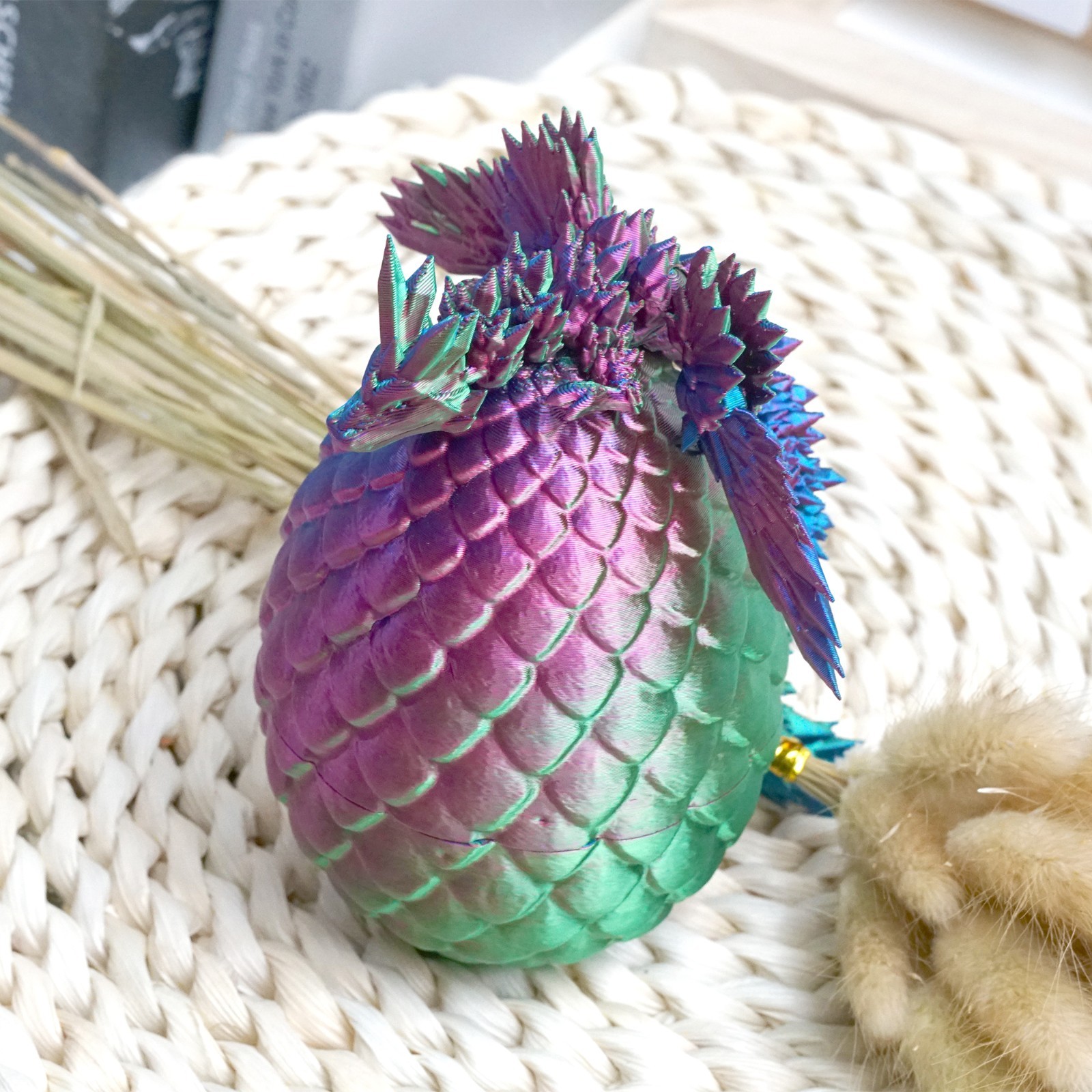 3D Printed Pterosaur Egg Model,Articulated Animals figure,Fidget Toys Home Decor