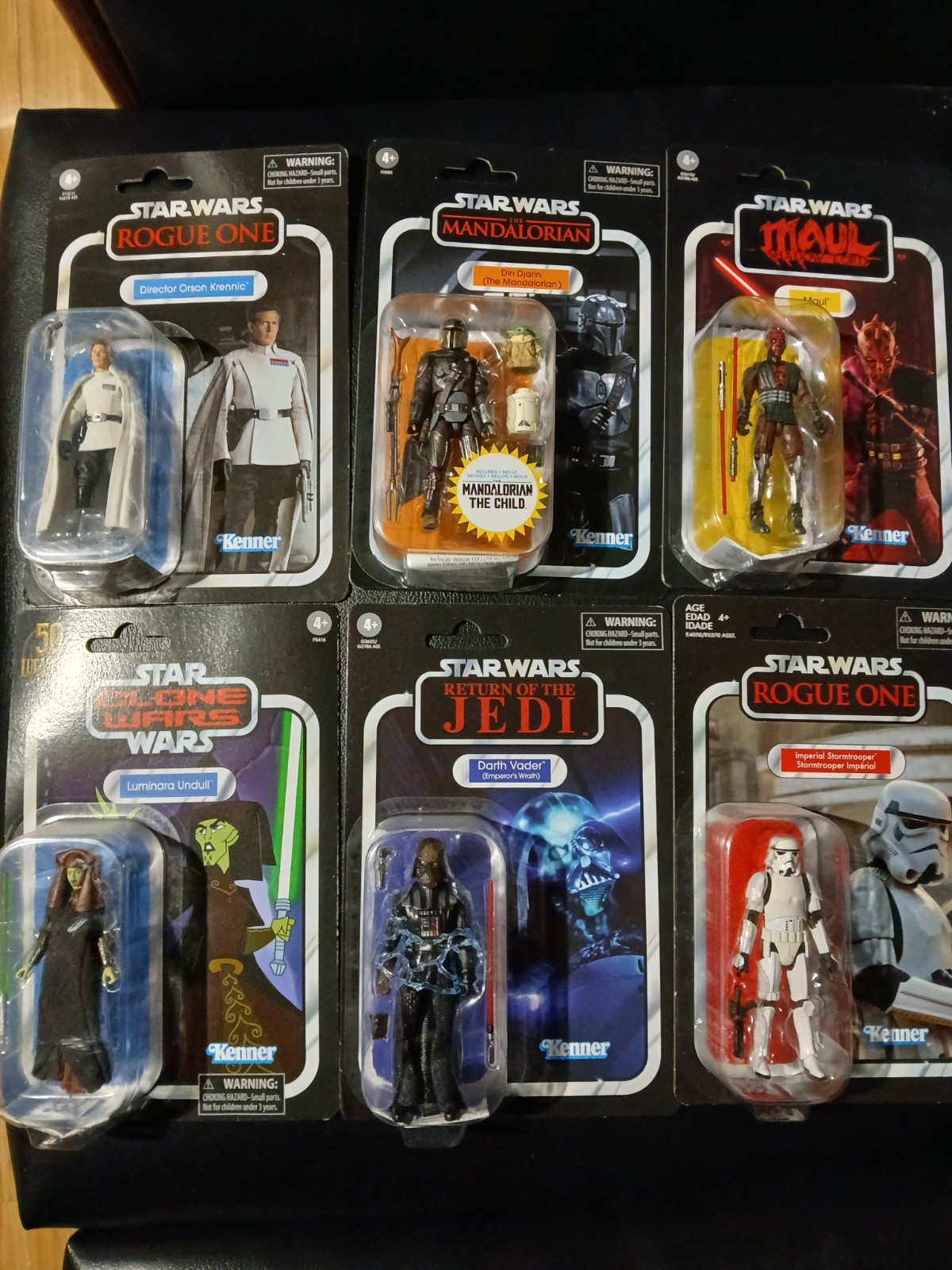 Star Wars Vintage Collection Lot Set Of 6 New Darth Vader, Maul, Stormtrooper!