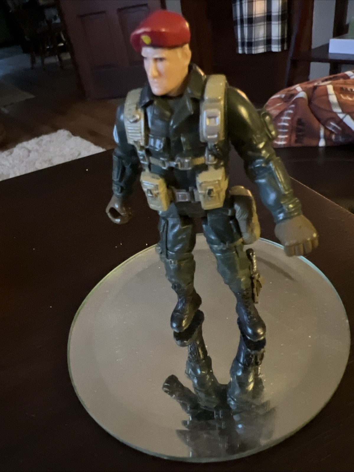 Chap Mei 3,75&Prime; Army Soldier Red Beret Colonel Stewart Action Figure Toy