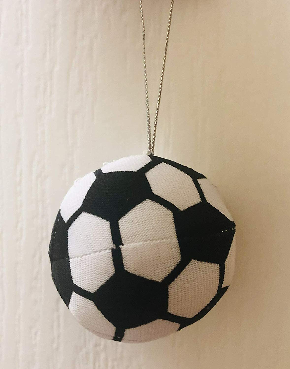 Soccer Ball Plush Keychain Key Chain Ring Backpack Clip 2&Prime; Gift Father&rsquo;s Day NEW