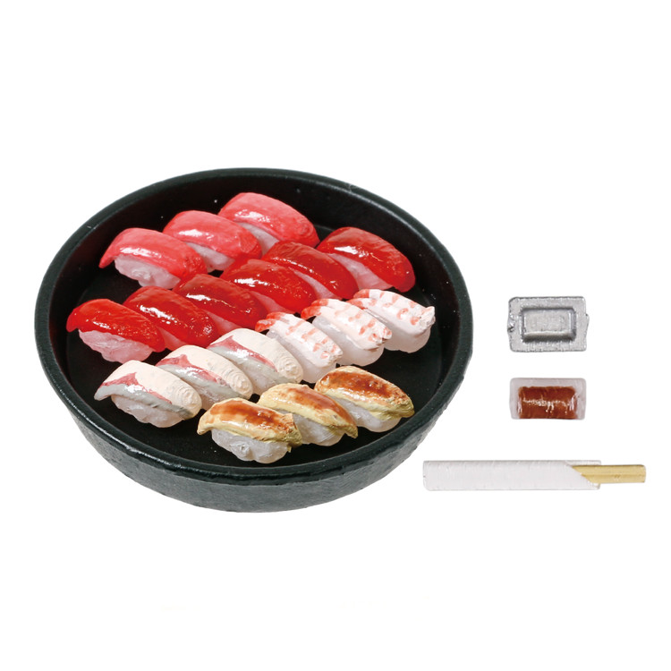 Random 1/12 Scale Sushi Diorama Prop Food 6&Prime; Action Figure Dollhouse Accessory