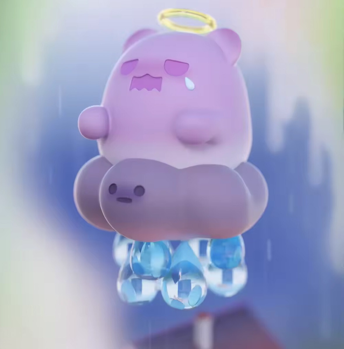 Shinwoo Rainy Day Figure Resin H14CM Designer Toy Limited 101 Pieces