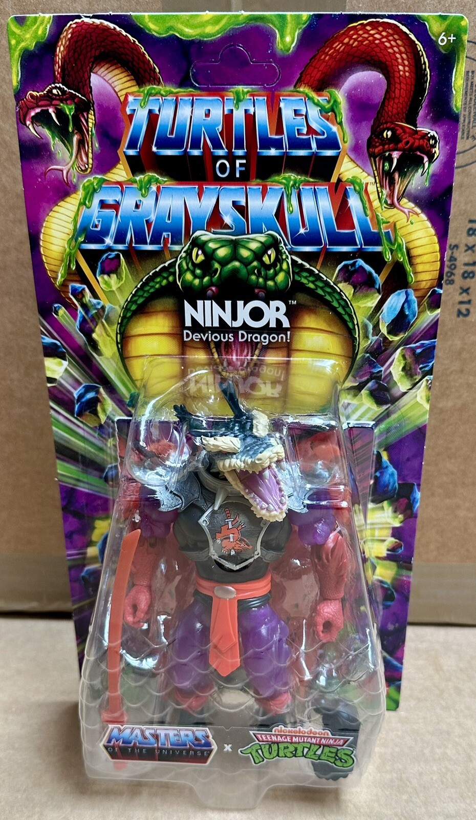 MOTU Origins Turtles of Grayskull NINJOR Action Figure Wave 6 Unpunched