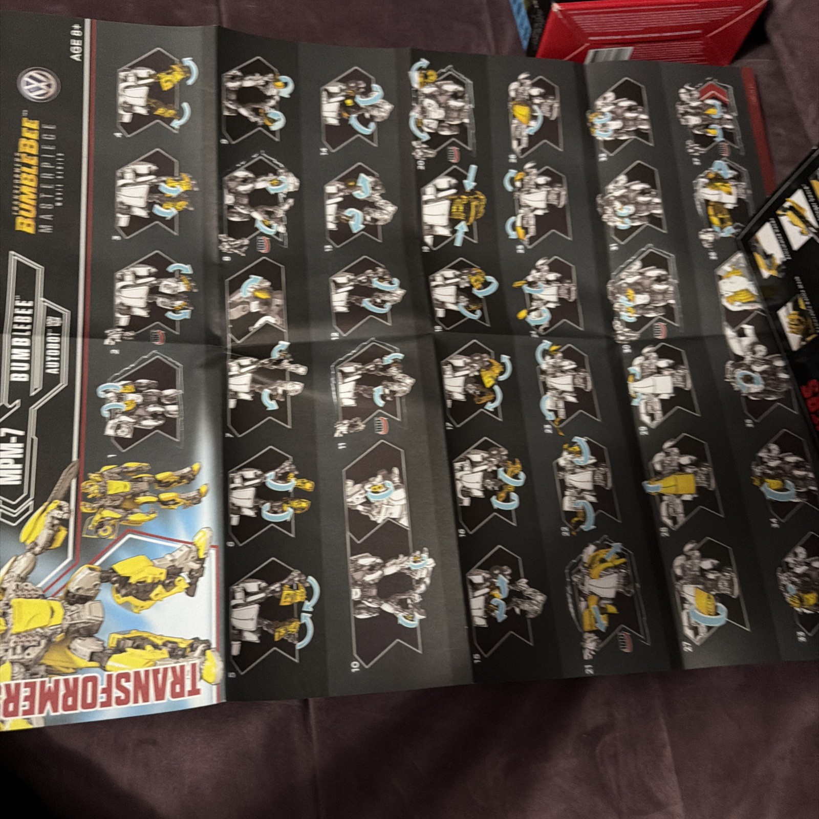 Box & Instructions ONLY Transformers Movie Masterpiece MPM-7 Bumblebee VW Beetle