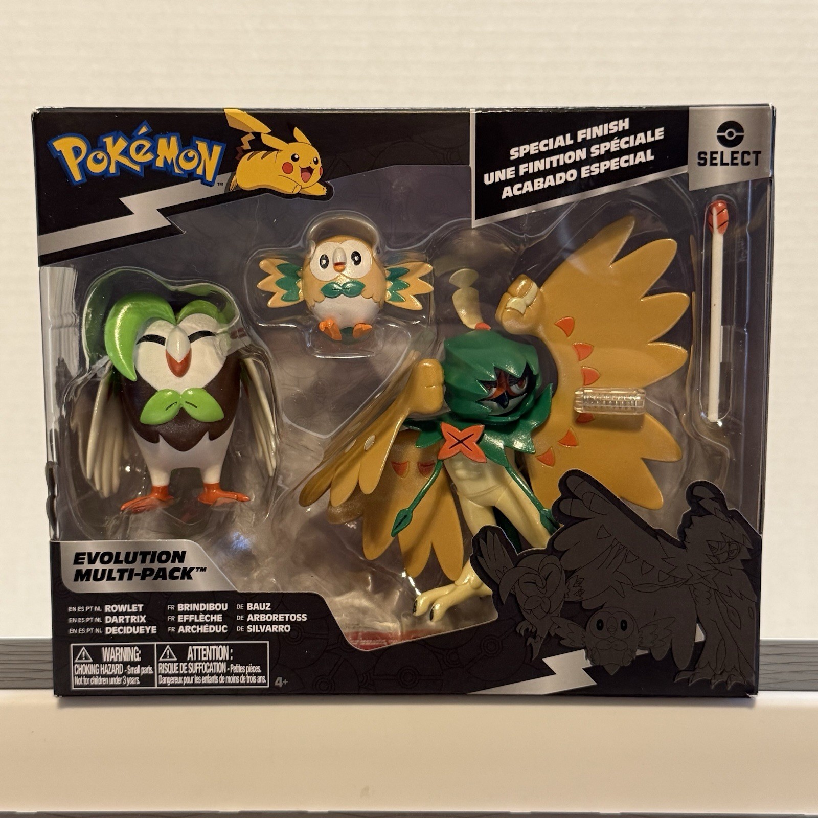 Pokemon Special Finish Evolution Multi-Pack – Rowlet, Dartrix, Decidueye
