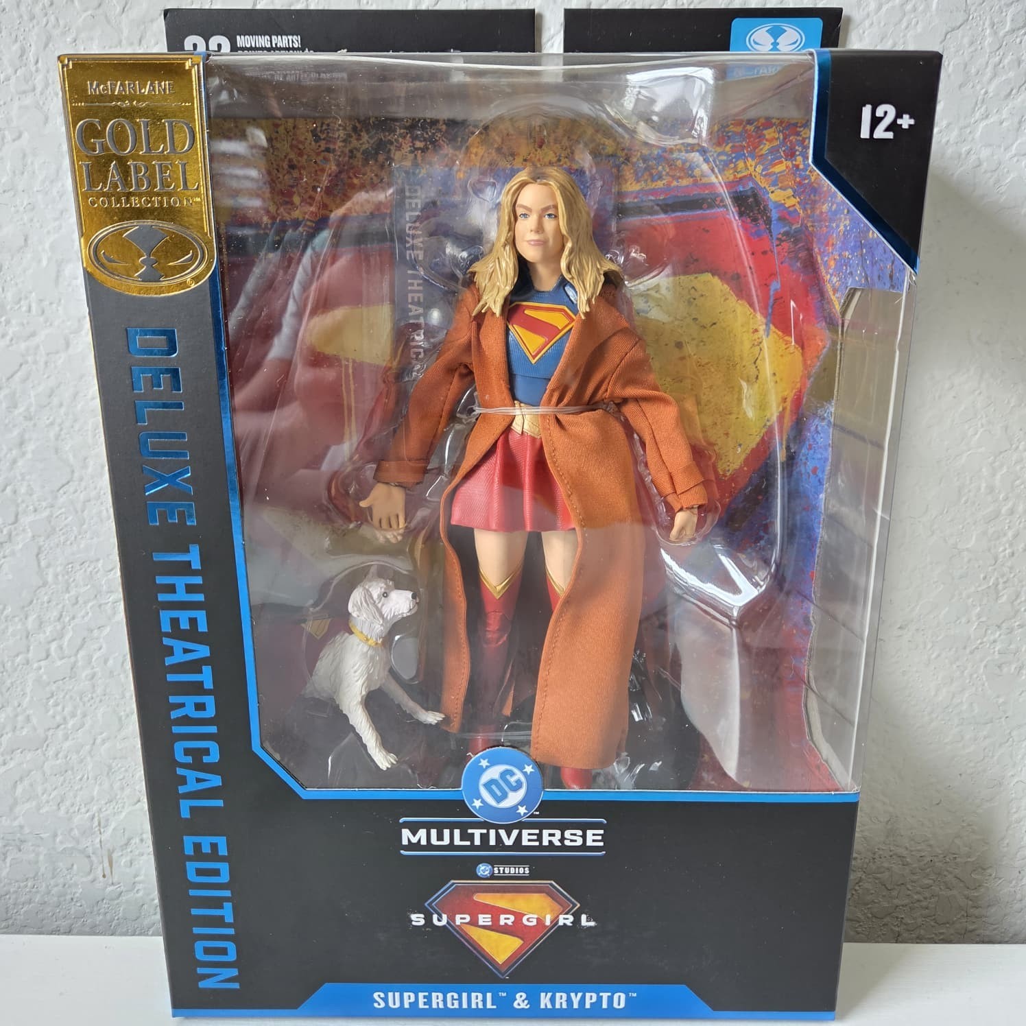 McFarlane Toys Deluxe Theatrical Edition Supergirl & Krypto Gold Label