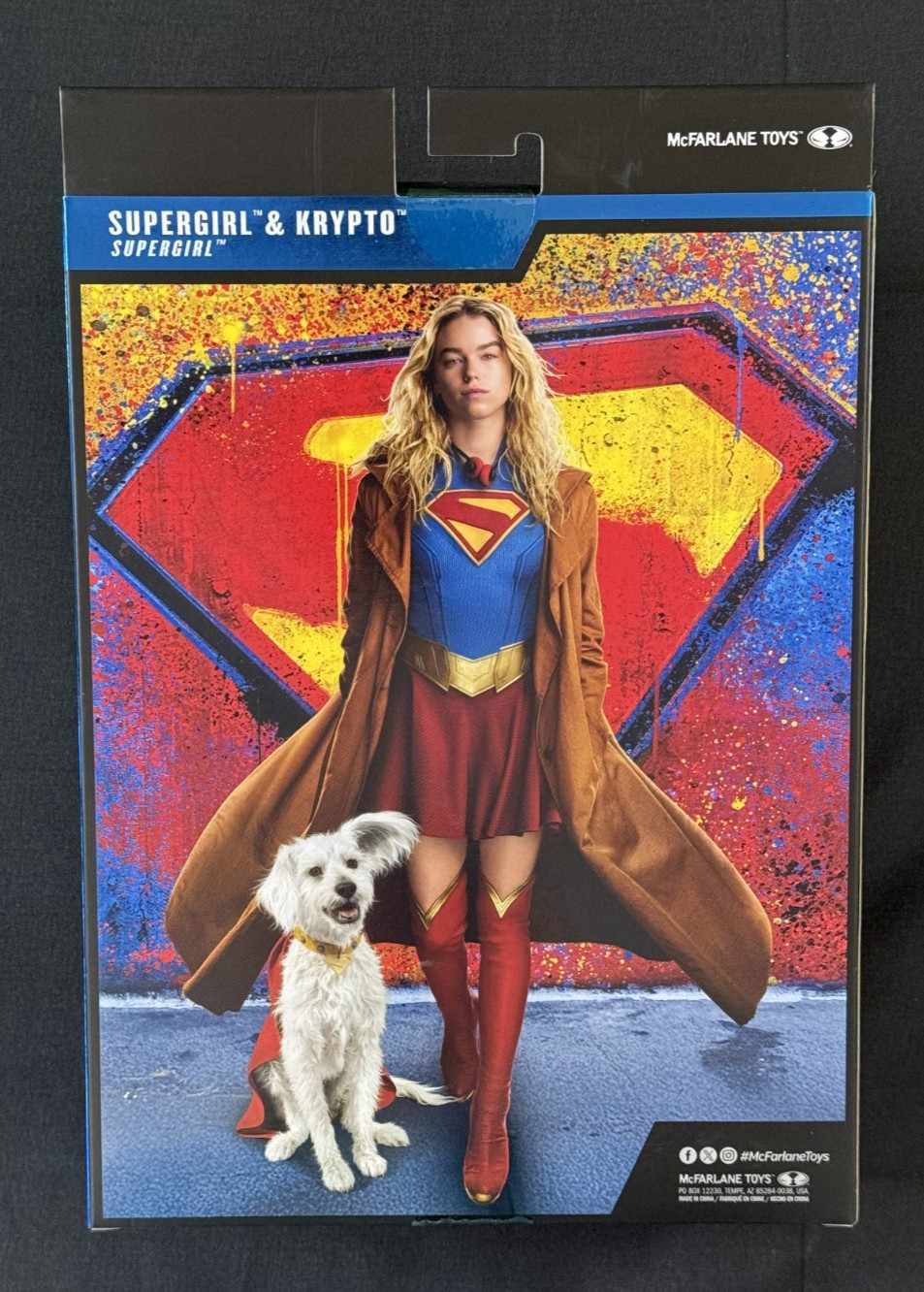 Mcfarlane DC Multiverse Supergirl & Krypto Gold Label Deluxe Theatrical