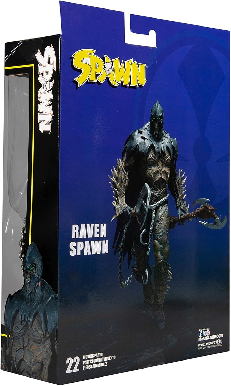 Raven Spawn 7-Inch Action Figure with Accessories – Ultra Articulated Detail