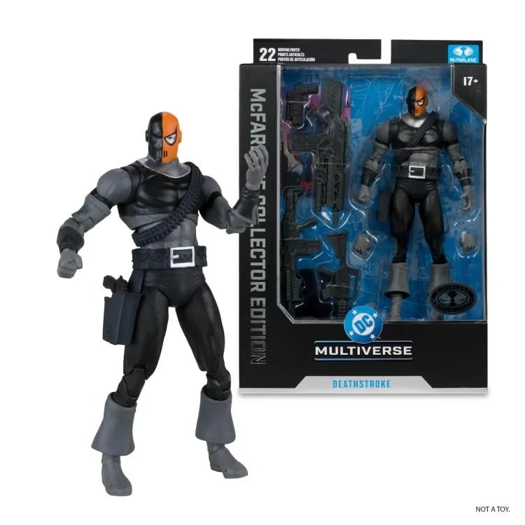 Deathstroke McFarlane DC Multiverse Platinum Edition Chase Figure NEW SEALED NM