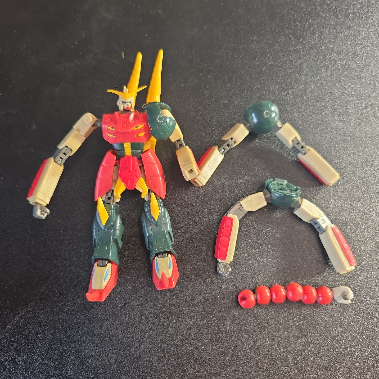 MSIA 4.5&Prime; Asura G Gundam Mobile Fighter 2002 Bandai Action Figure Missing Bits