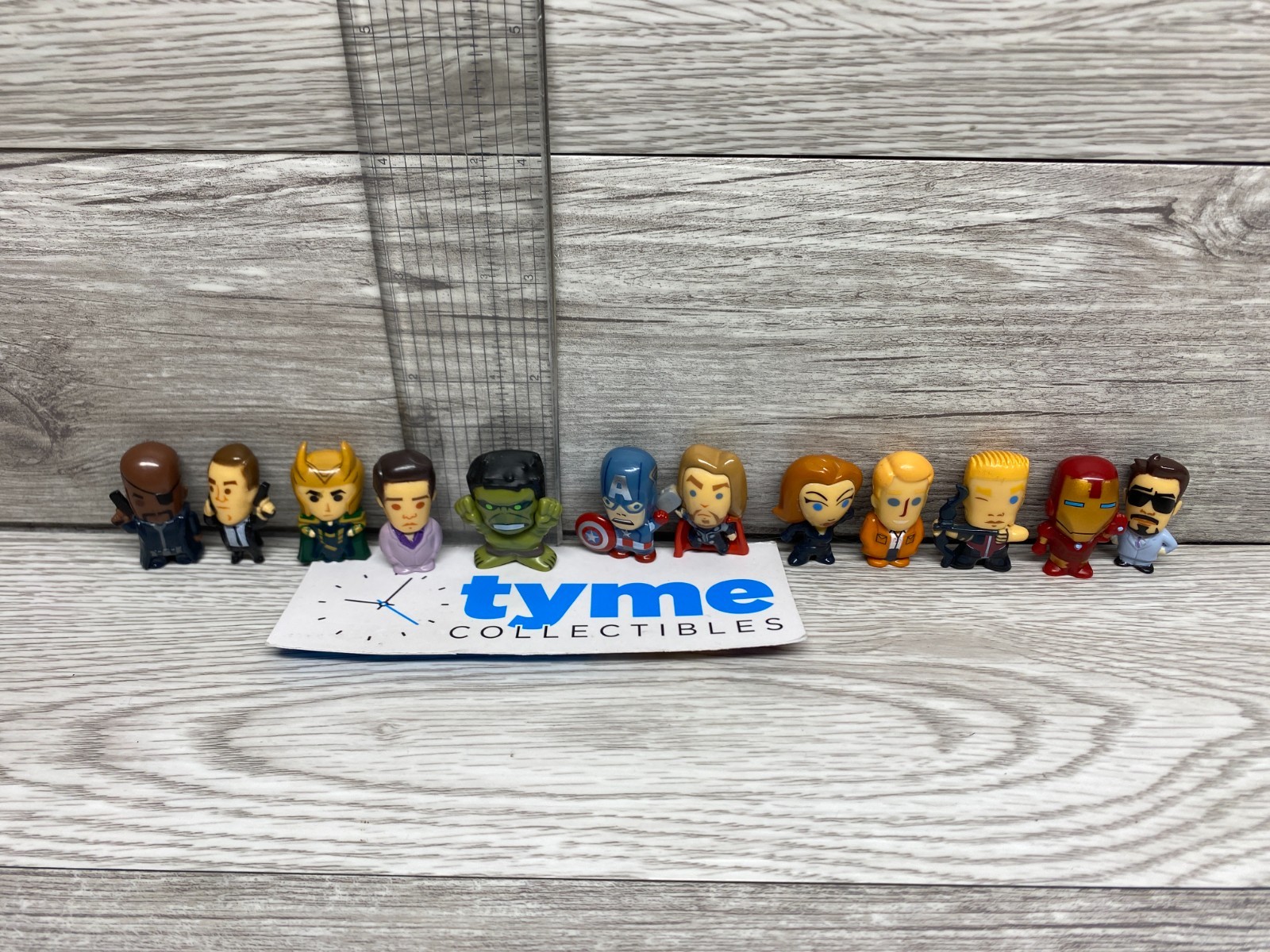 Marvel Chibis Mini 1.25&Prime; Figure Lot Bulls I Toy Avengers Hulk Iron Man Captain