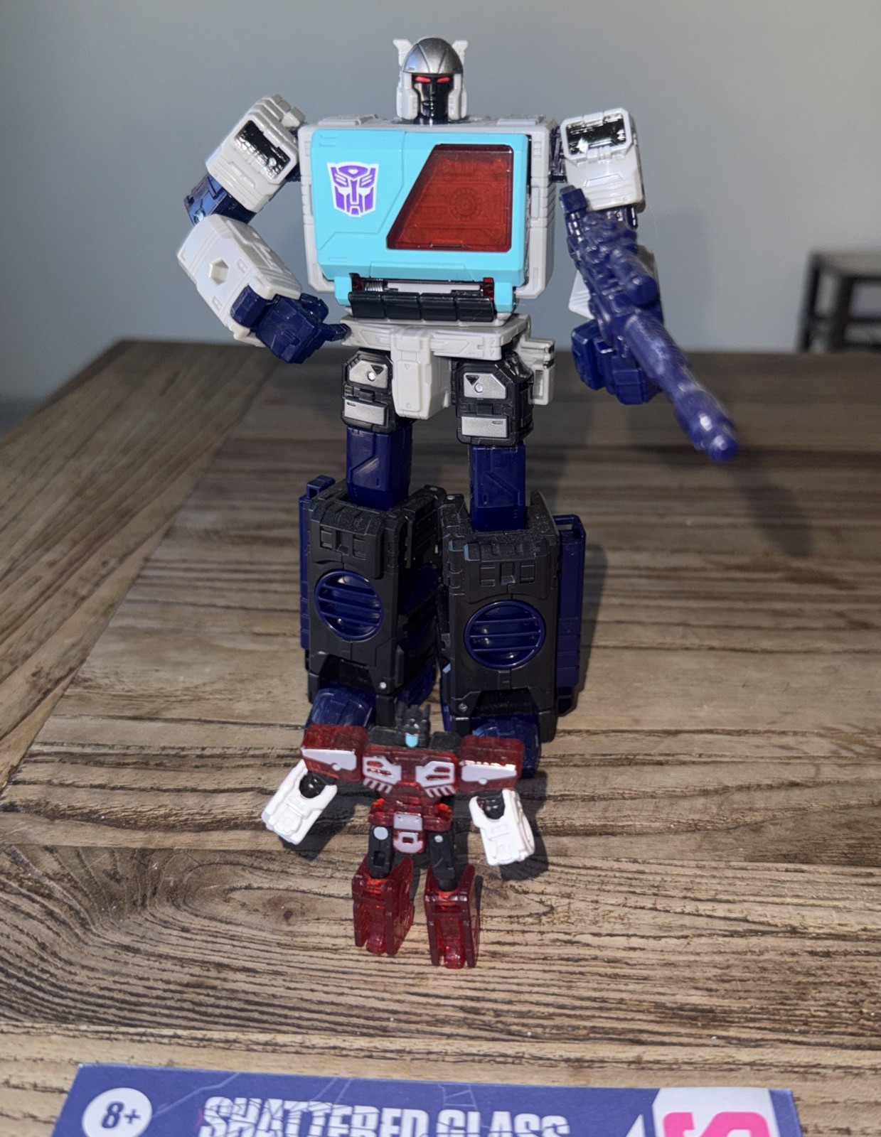 Transformers Generations Shattered Glass Blaster Rewind Complete w/instructions