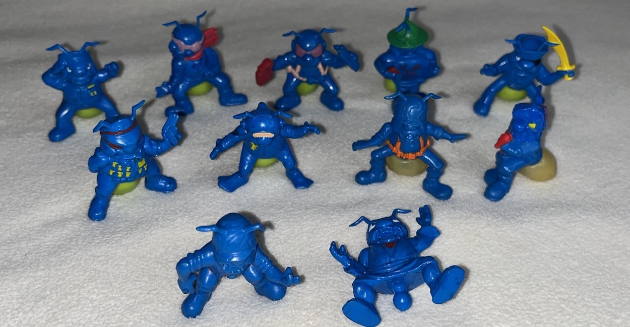 ARMY ANTS-GENERAL MC-ANTHER’S SPECIAL FORCES TEAM & FLAME THROWER SQUAD-HASBRO