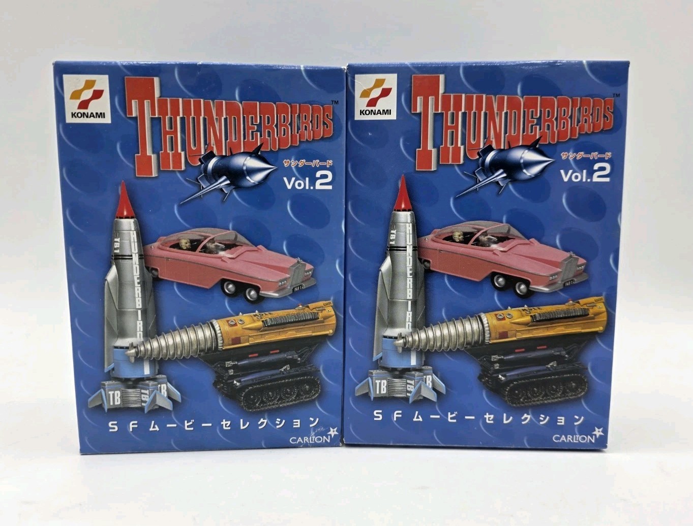 Lot Of 2 Konami Classic Thunderbirds vol 2 Unopened New Sealed Rare Blind Box